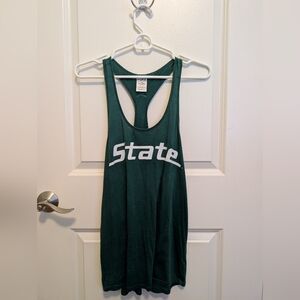 PINK Michigan State Tank Top